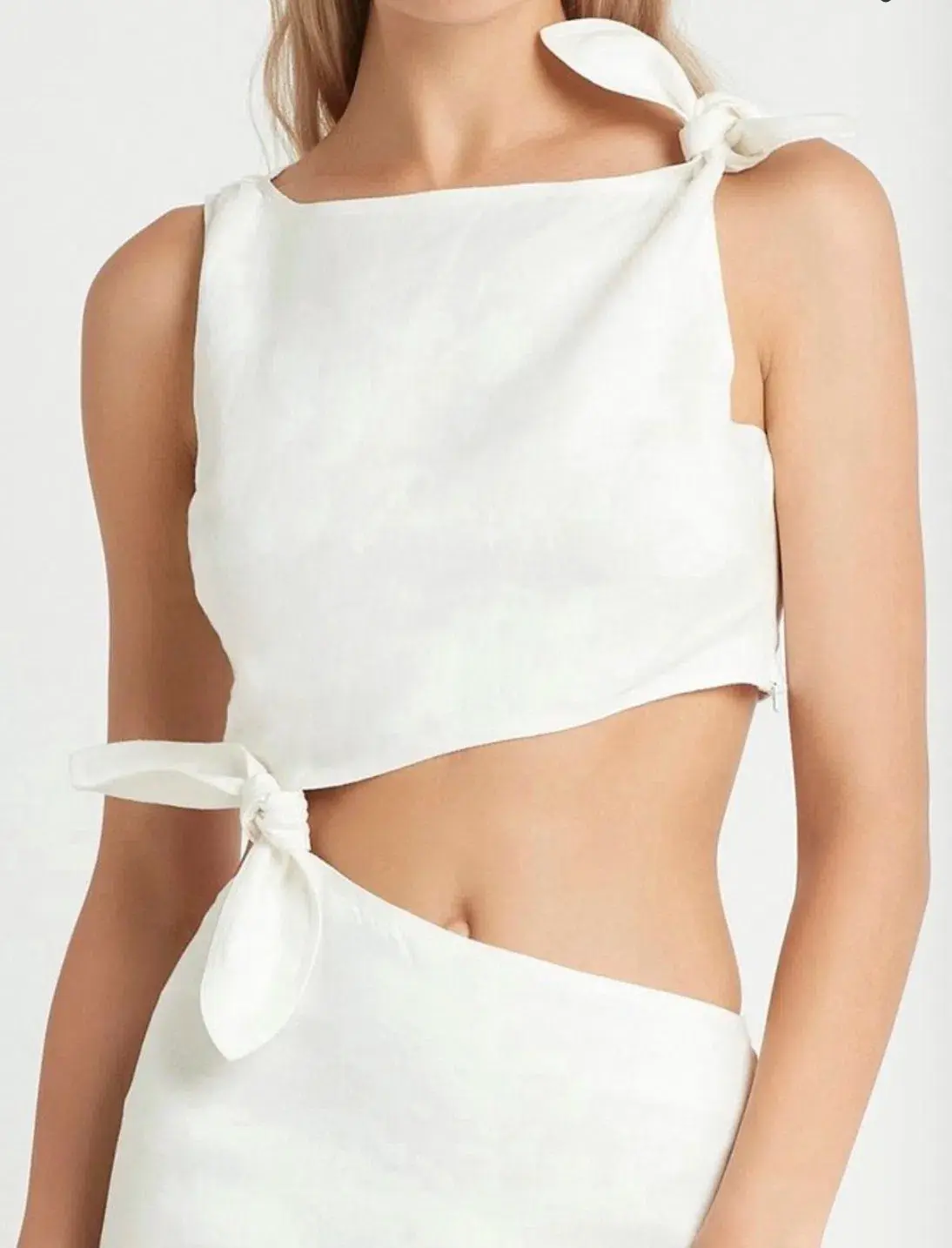 Sir The Label Ambroise Mini Dress Ivory Size 8 - Image 3