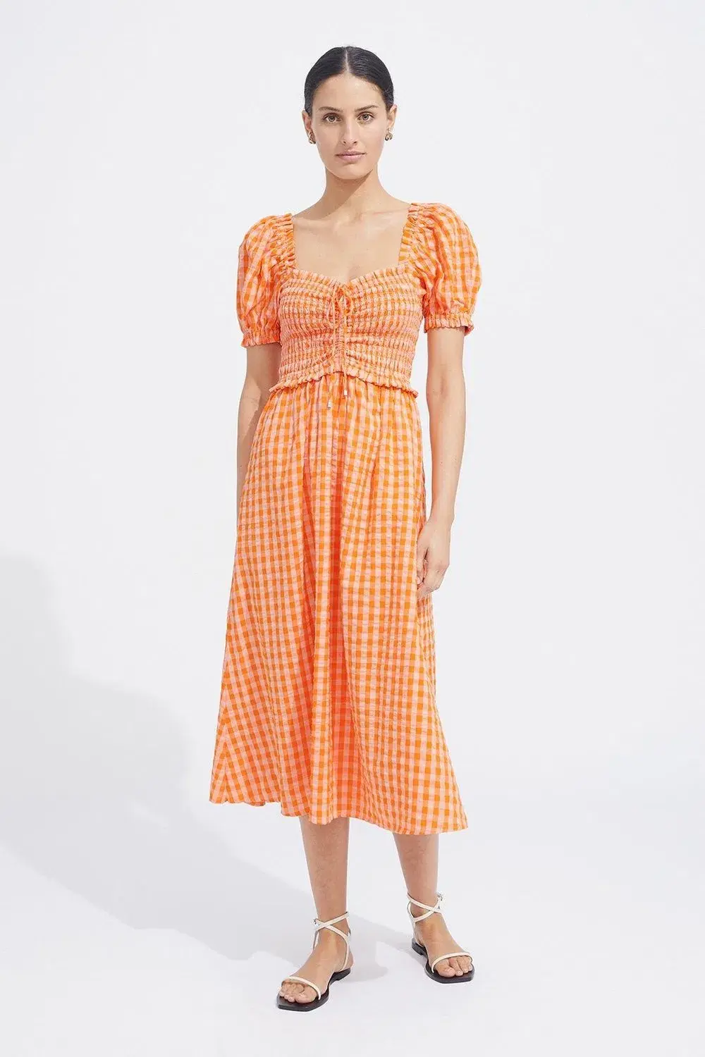Steele Hollie Dress Orange Size AU 12 - Image 1