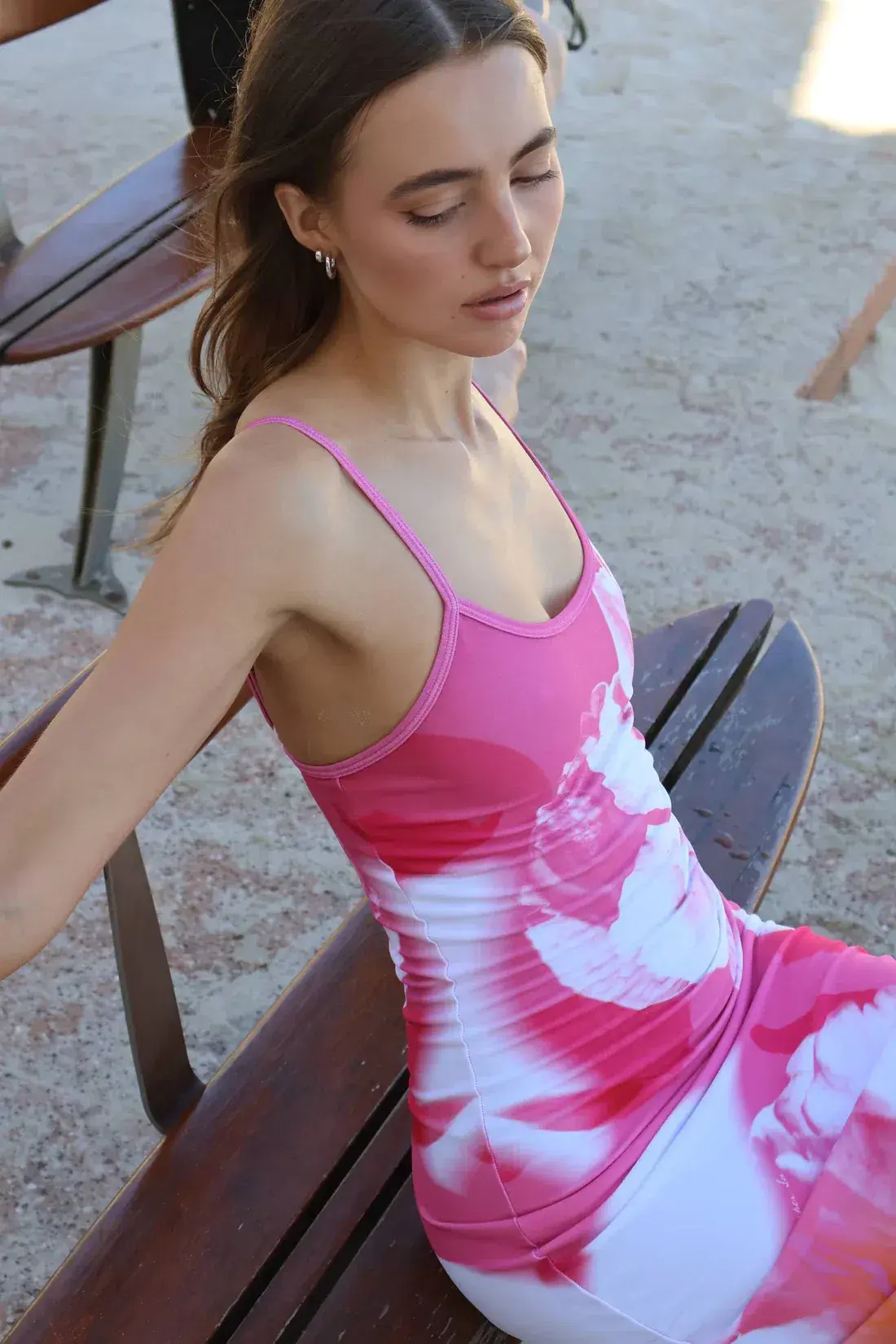 With Harper Lu Valentina Slip Dress Pink Size M / AU 10  - Image 8