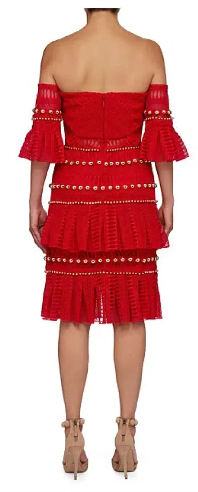 Thurley Heaven Dress Red Size AU 10 - Image 3
