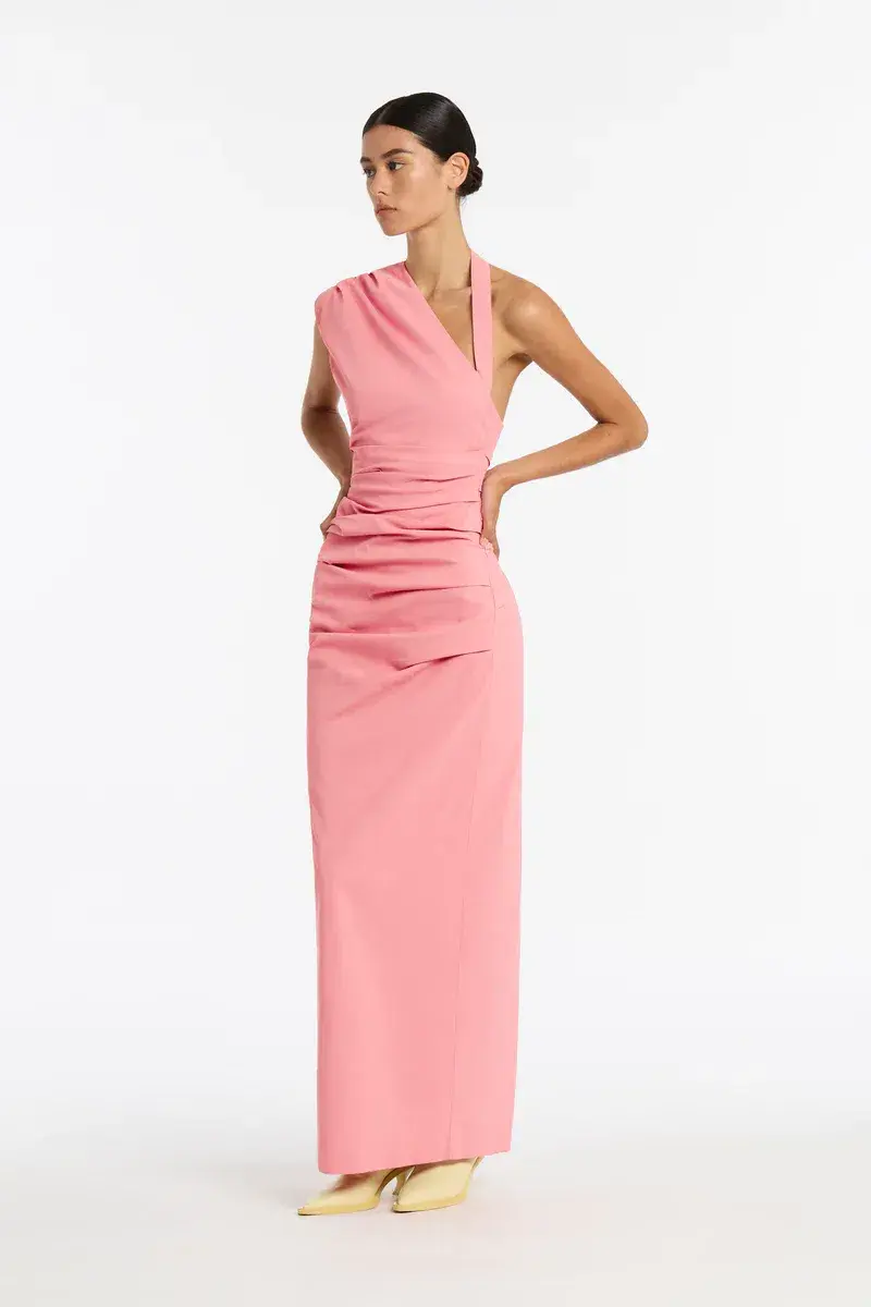Sir The Label Giacomo Gathered Gown Pink Size AU 8 - Image 1
