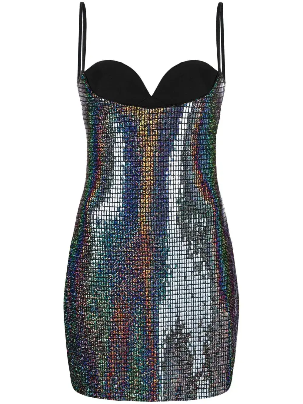 Chiara Ferragni Chainmail Effect Mini Dress Multi Size 40 / AU 8 - Image 3