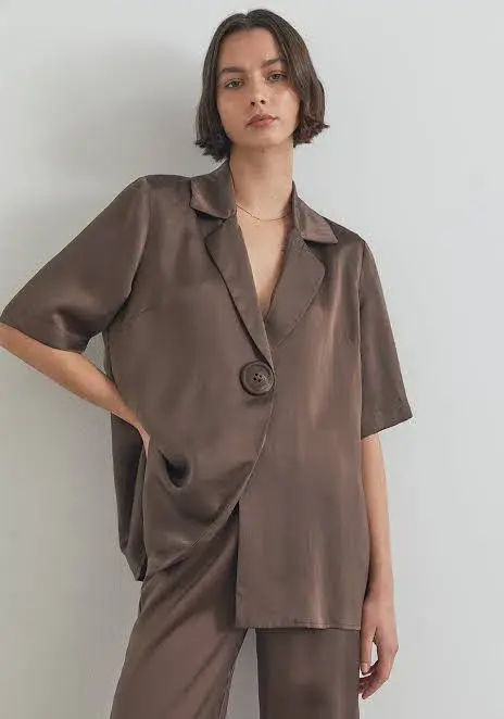 Viktoria and Woods Chorus Shirt & Pilot Pants Brown Size AU 6 - Image 3