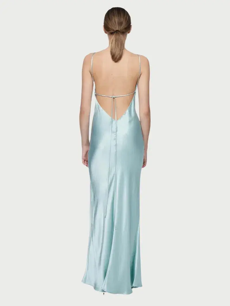 Bec & Bridge Ren Split Maxi Dress Seafoam Green Size AU 8  - Image 3