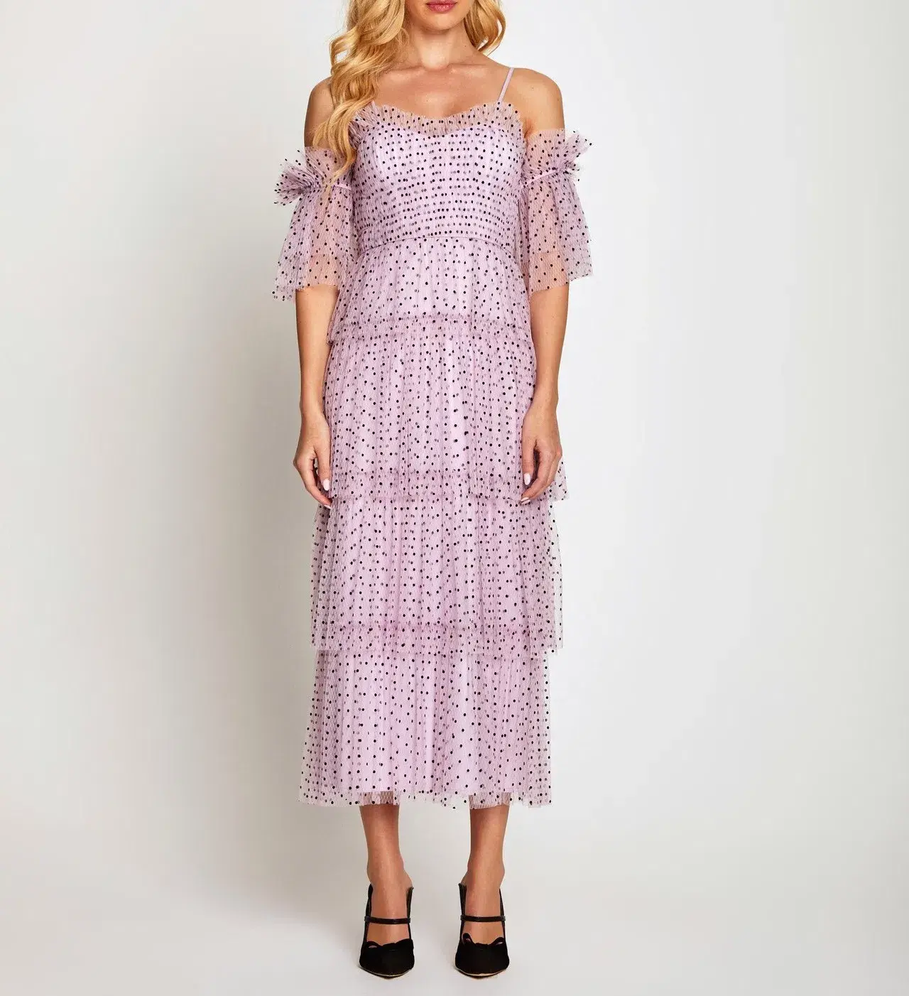 Alice McCall Surrender Midi Dress Lilac Size 8 - Image 1
