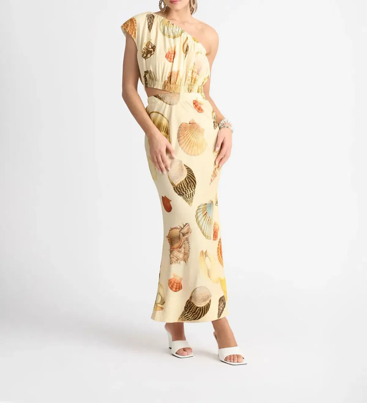 Sheike Sea Shore Dress Print Size 8 - Image 1