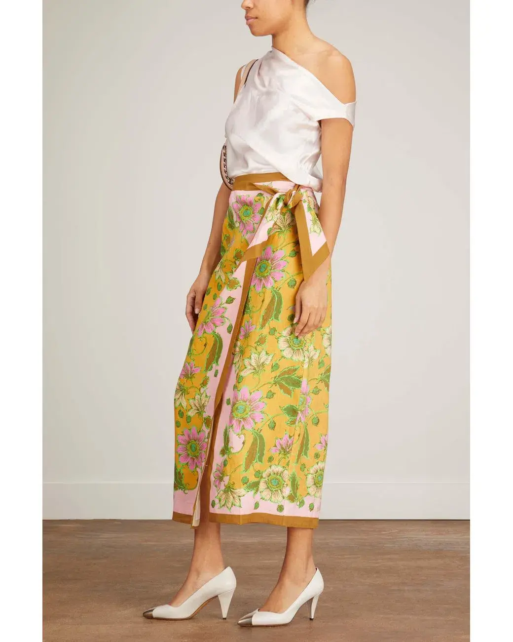 Alemais Winnie Wrap Sarong Skirt Floral Size S / Au 8 - Image 4