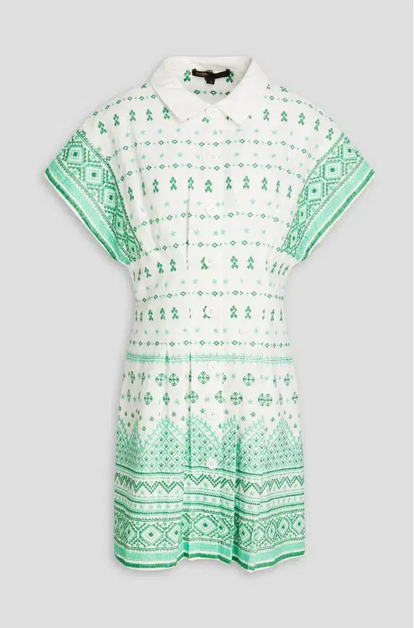 Maje Guipure Dress Print Size 38/AU 10  - Image 1