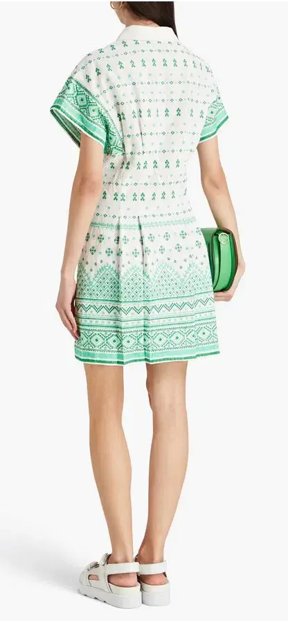 Maje Guipure Dress Print Size 38/AU 10  for rent on The Volte - main image