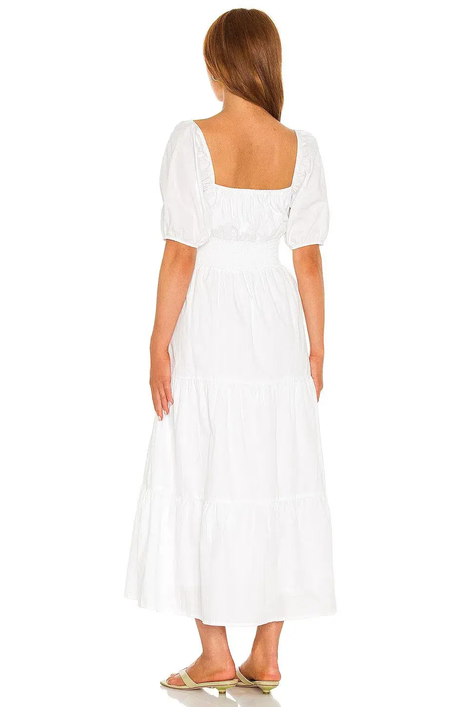 Faithful The Brand Rene Midi Dress White Size 12 - Image 2