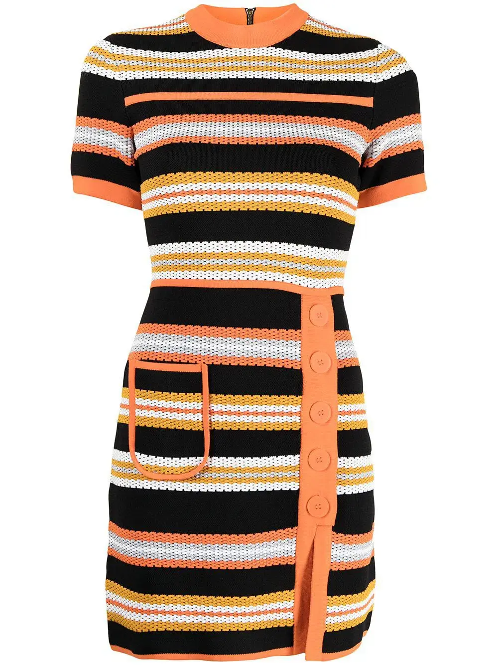 Alice McCall Miley Stripe-Print Knitted Dress Multi-Colored Size AU 8 - Image 3