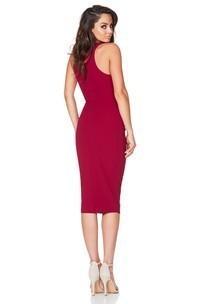 NOOKIE Foxy Tie Midi in Ruby Size 10 - Image 2