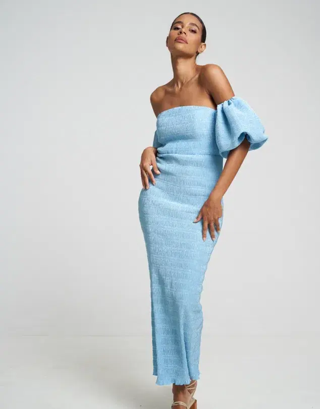 L'Idee Art Deco Dress Blue Size XS / AU 6 - Image 4