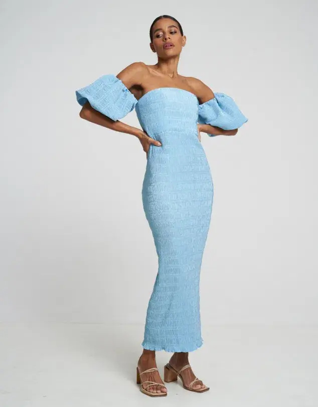 L'Idee Art Deco Dress Blue Size XS / AU 6 - Image 1