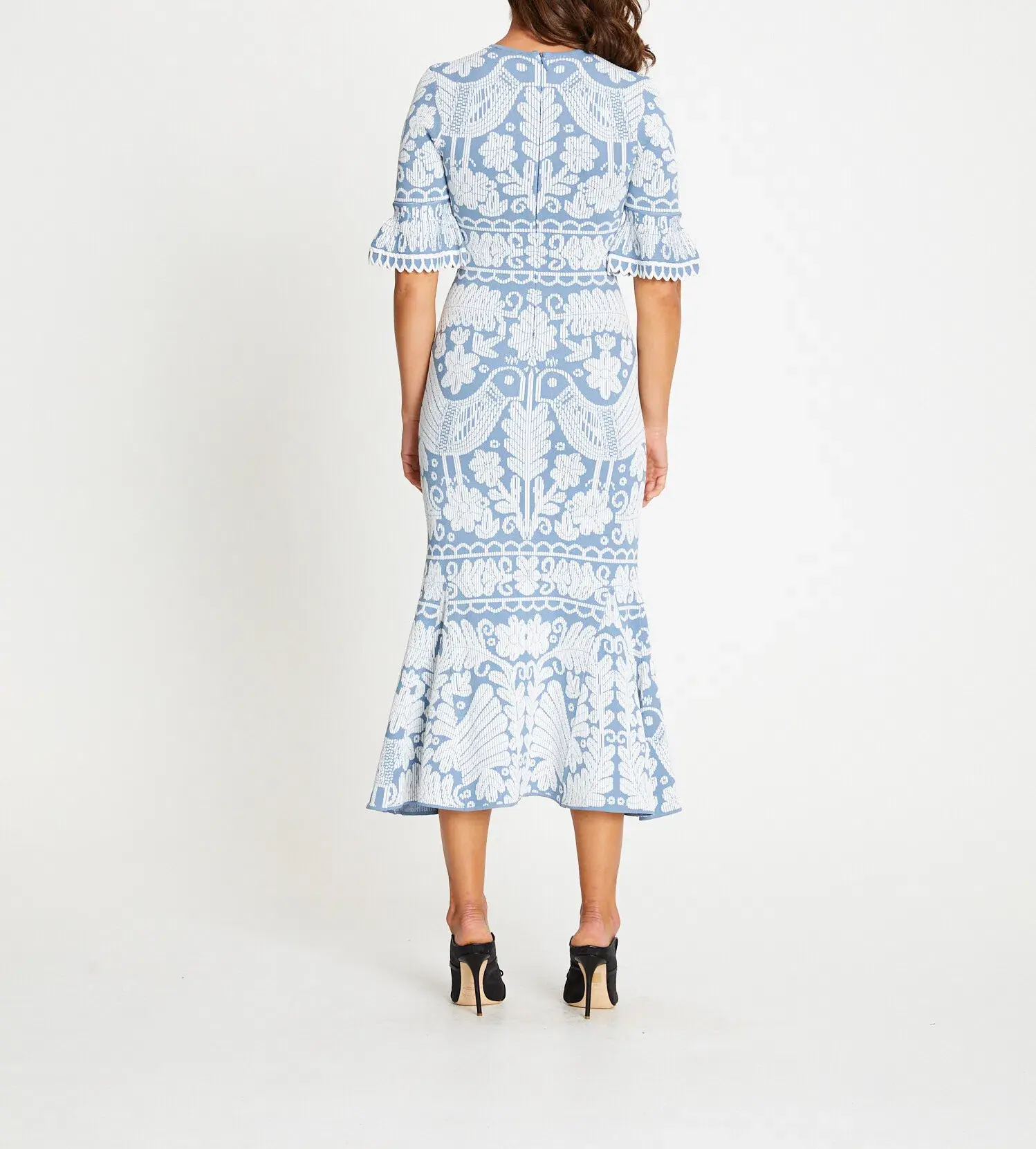 Alice McCall La Javanaise Midi Dress Blue Size 10 - Image 4