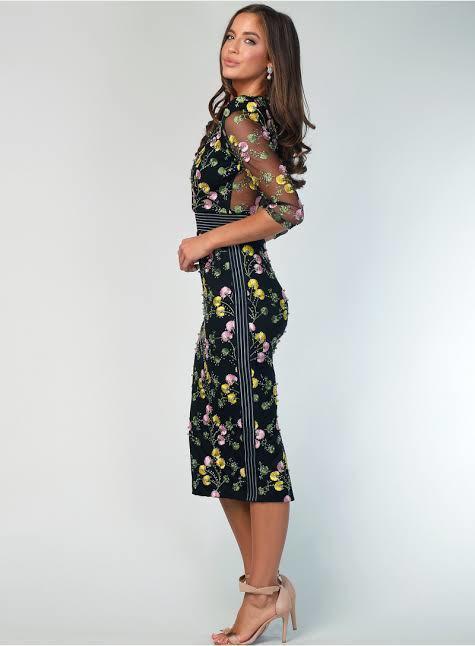 Zhivago A Young Rajah Dress Print Size 10 - Image 2