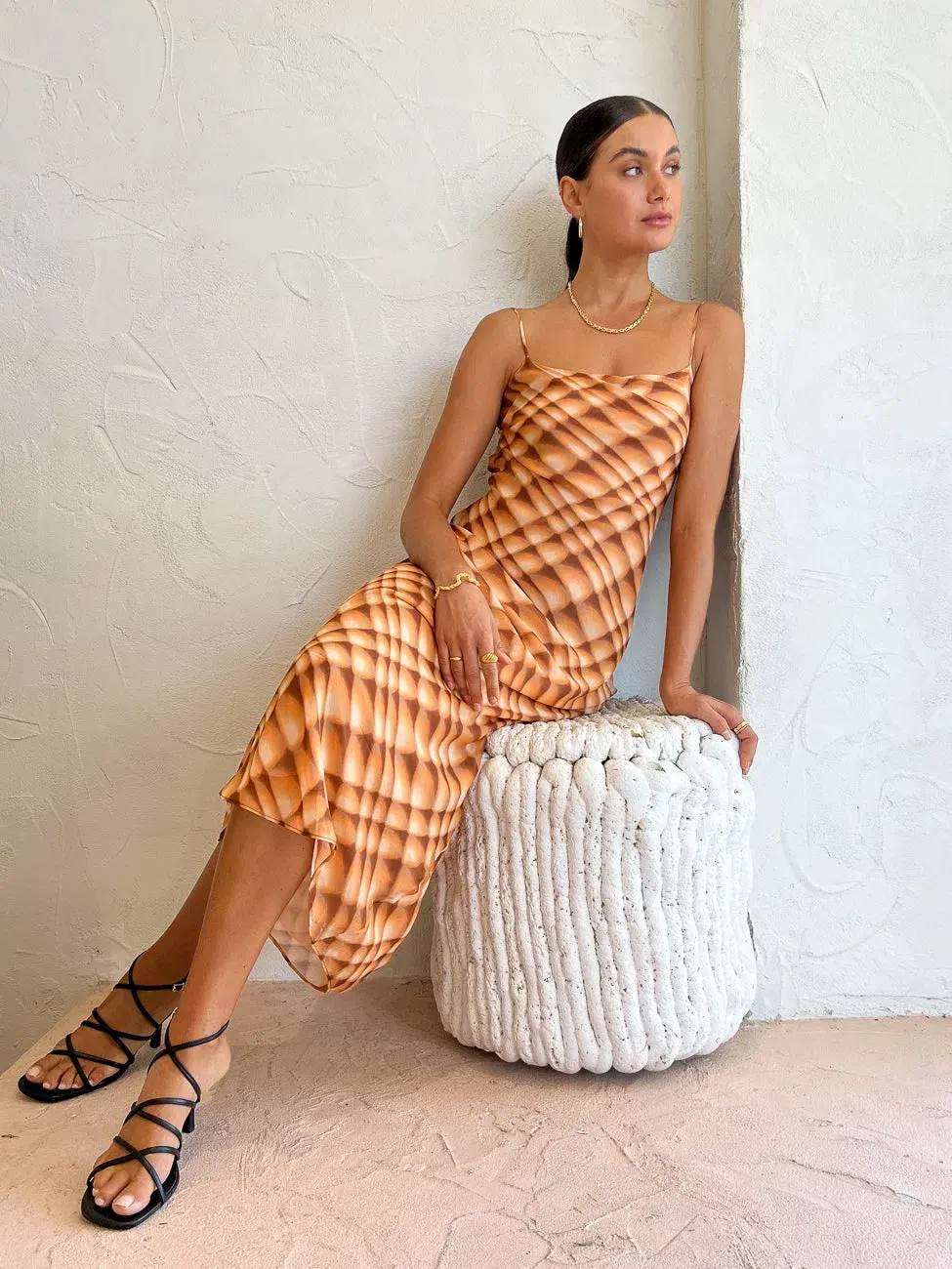 Bec & Bridge Soleil Slip Maxi Dress Print Size 8 / S - Image 1
