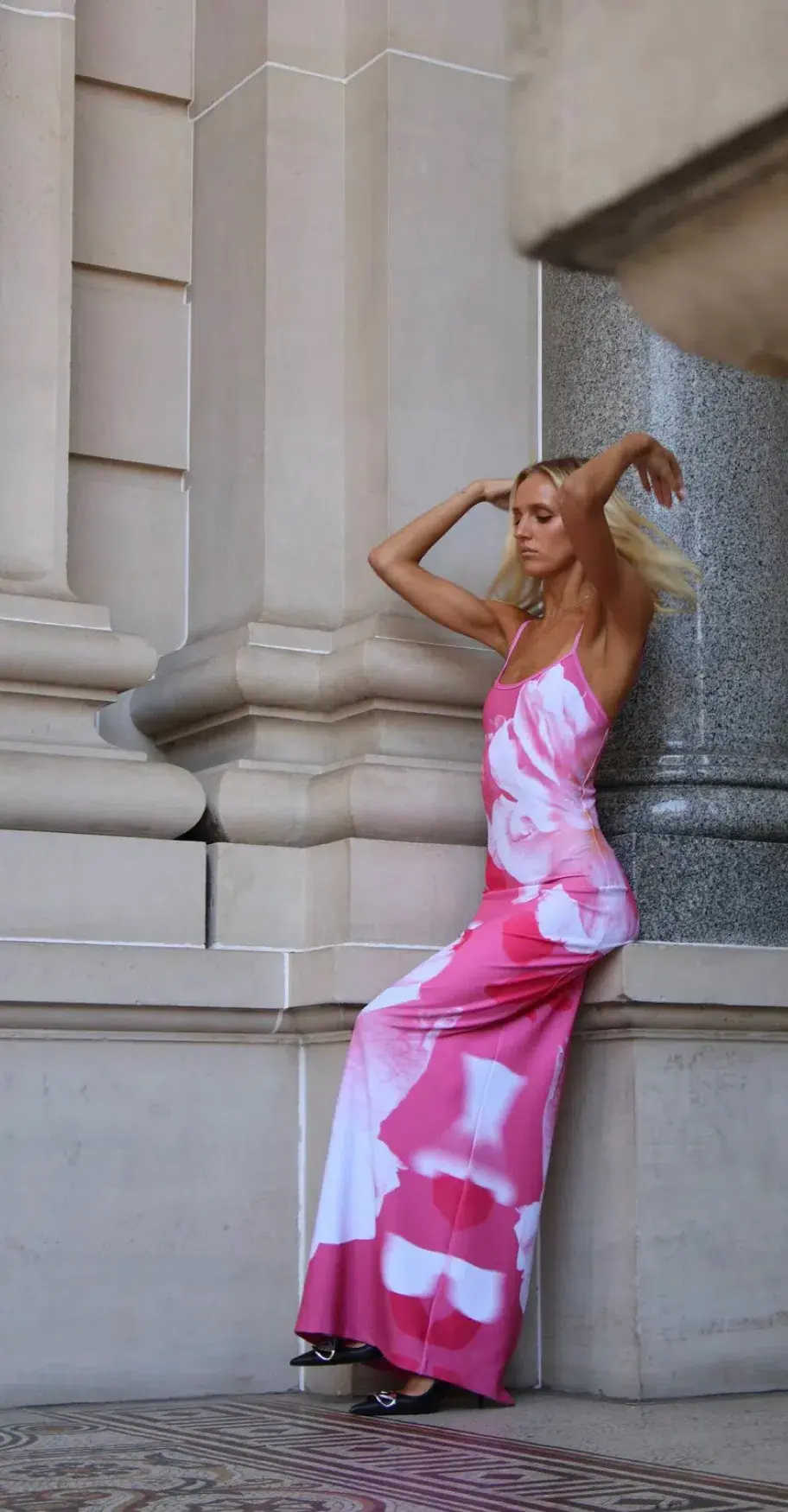 With Harper Lu Valentina Slip Dress Pink Size 6 - Image 3