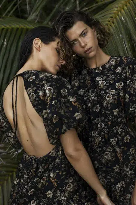 Sir The Label Amerie Open Back Mini Dress Amerie Floral Print Size 1 / Au 8 - Image 2
