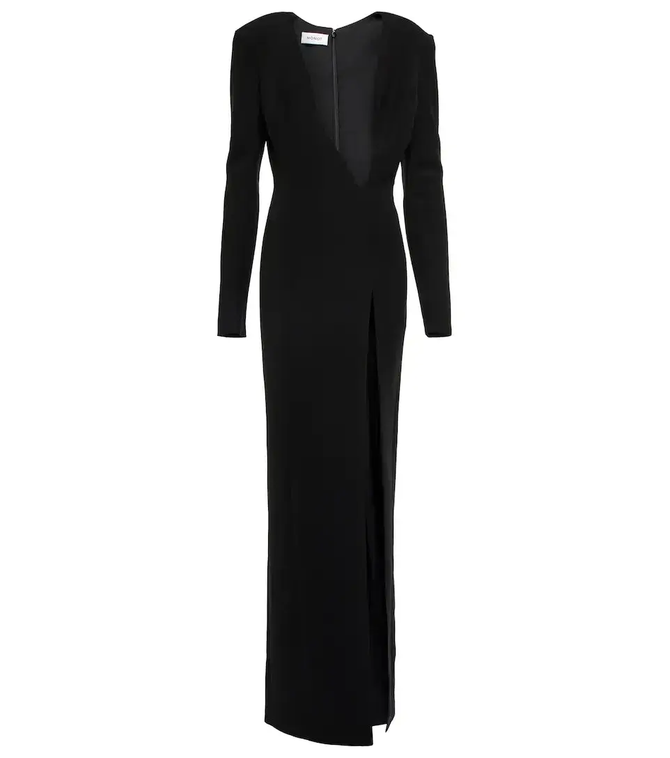 Monot Asymmetric Cut-out Gown Black Size 8  - Image 3