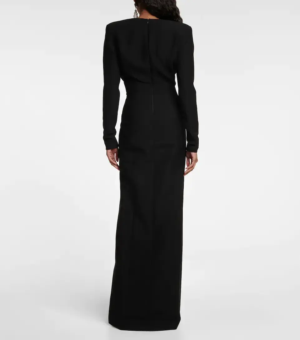 Monot Asymmetric Cut-out Gown Black Size 8  - Image 2