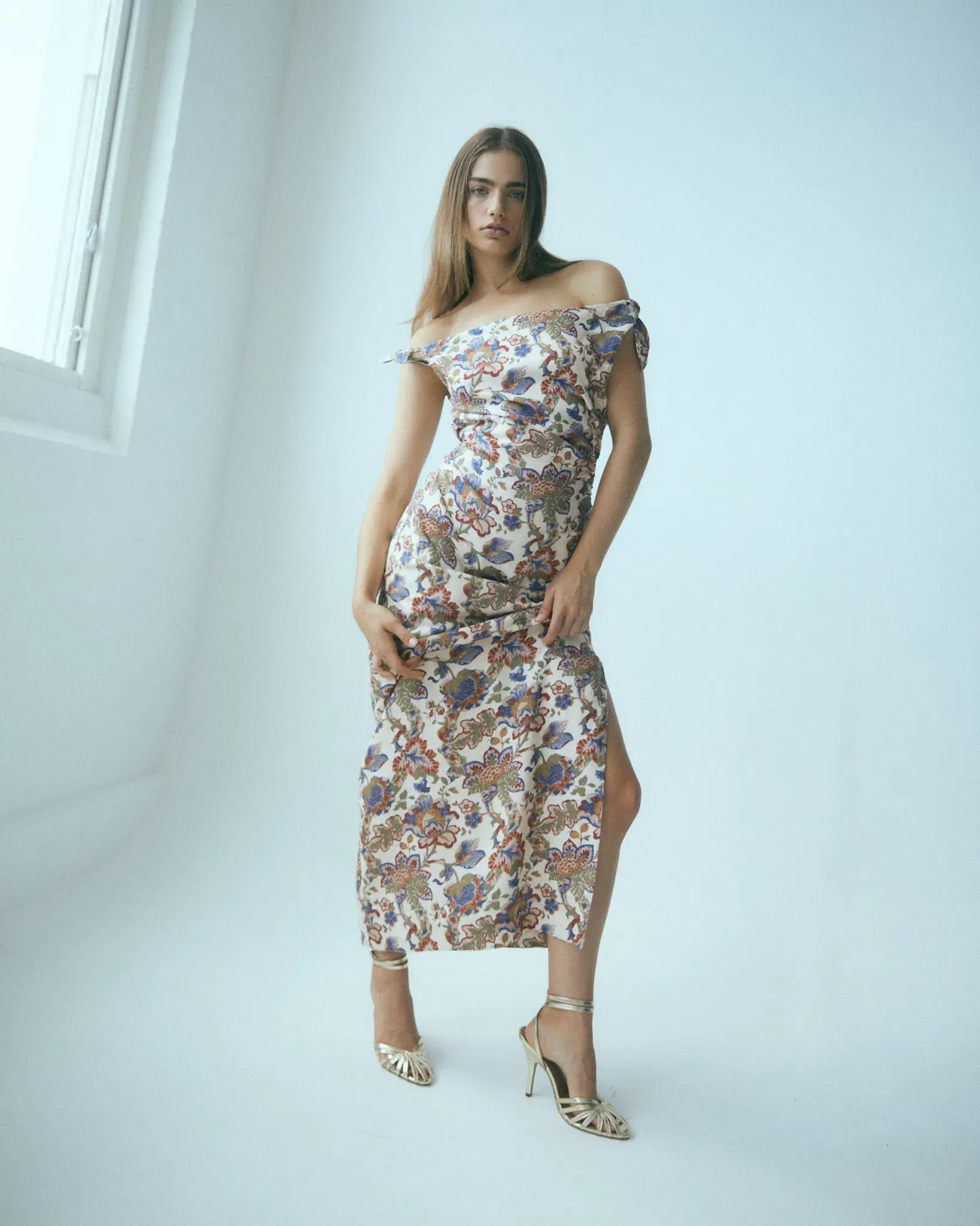 Sir the Label  Bettina Off Shoulder Midi Dress Wiltshire Floral Size 1 / AU8 - Image 1