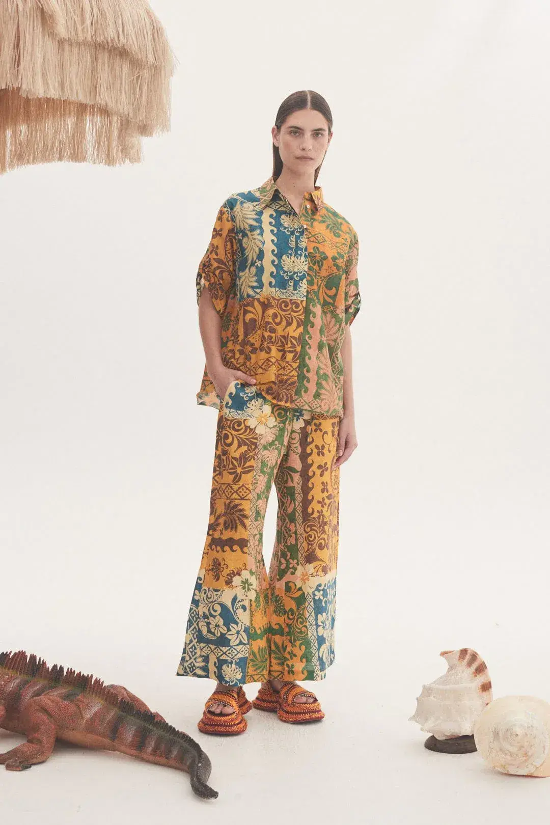 Alemais Archie Shirt And Pant Set Multi Size 8  - Image 1