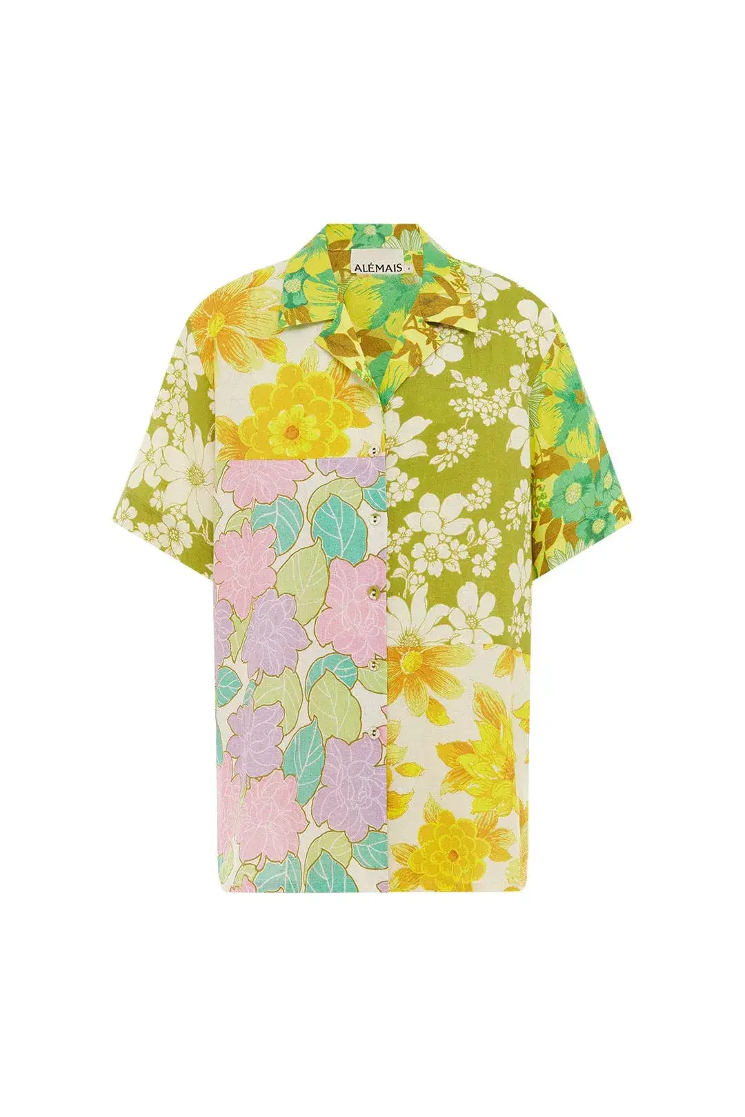 Alemais Elora Patchwork Shirt And Short Set Multi Size 8 - Image 2