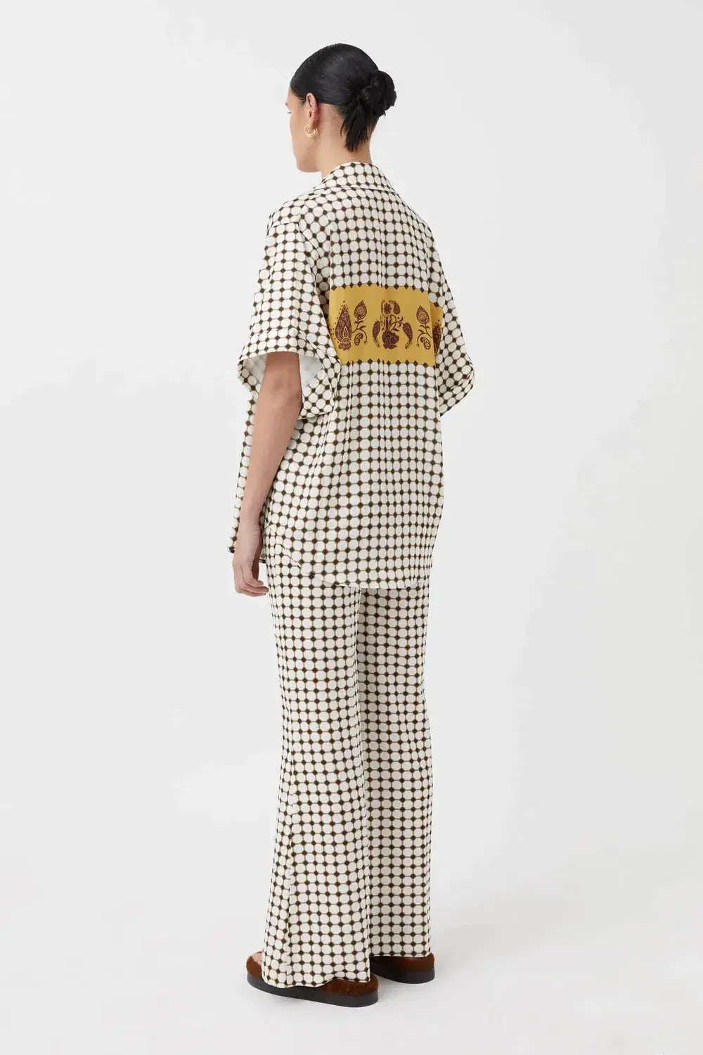 Camilla And Marc Ravioli Shirt And Pant Set Honey/Multi Size 10 - Image 2
