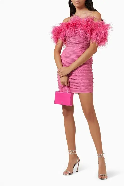 Rachel Gilbert Zion Mini Dress Pink Size 10   - Image 3