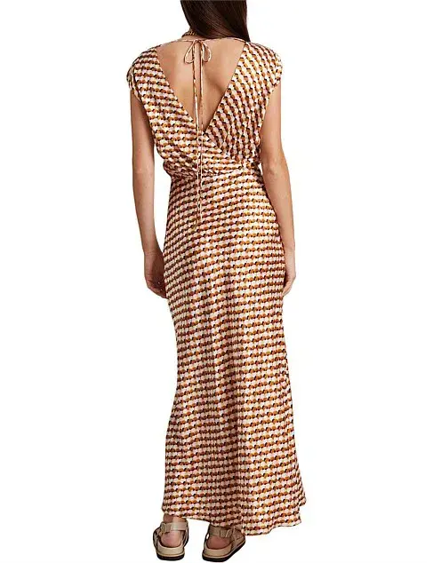 Bec & Bridge Casablanca Wrap Dress Print Size 10  for rent on The Volte - main image