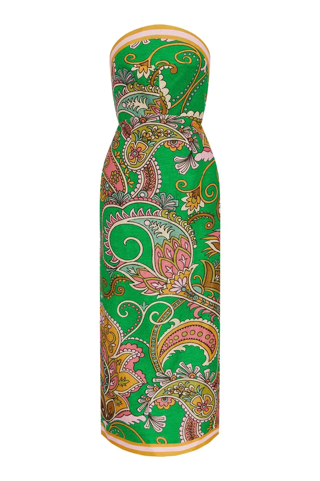 Alemais Marion Bodice Dress Emerald Size 8 - Image 3