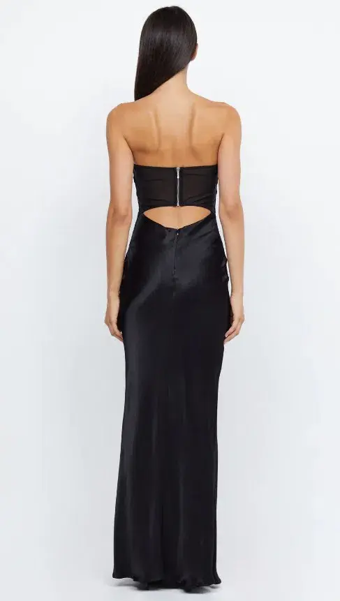 Bec & Bridge Halle Strapless Dress Black Size 10 - Image 3