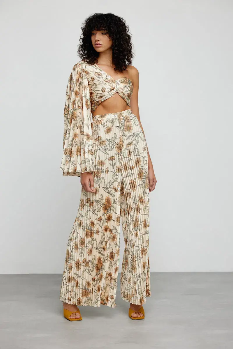 Significant Other Simone Top and Pant Set Amber Daisy Print Size 6  - Image 1