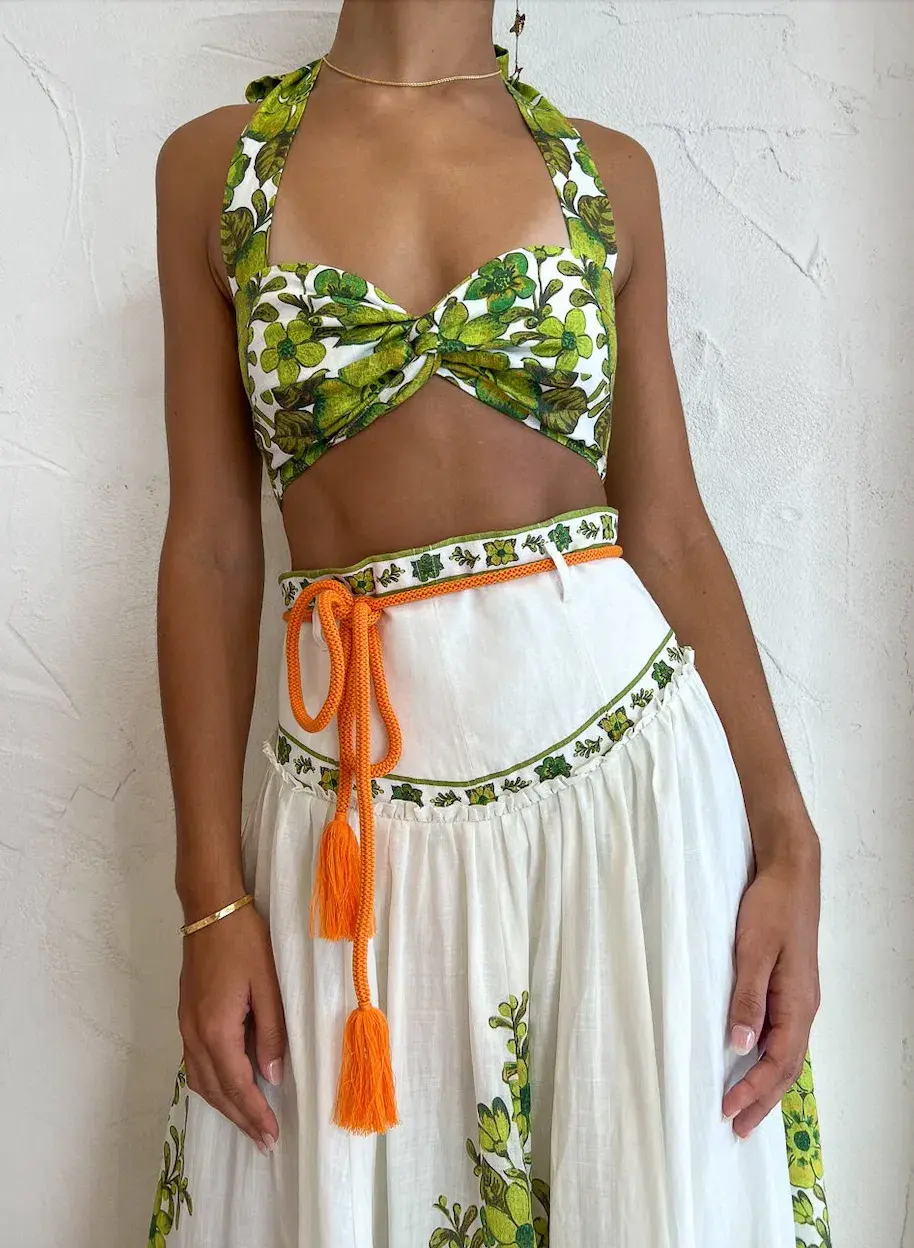 Alemais Wallis Bralette And Skirt Set Myrtle Size 8 - Image 4