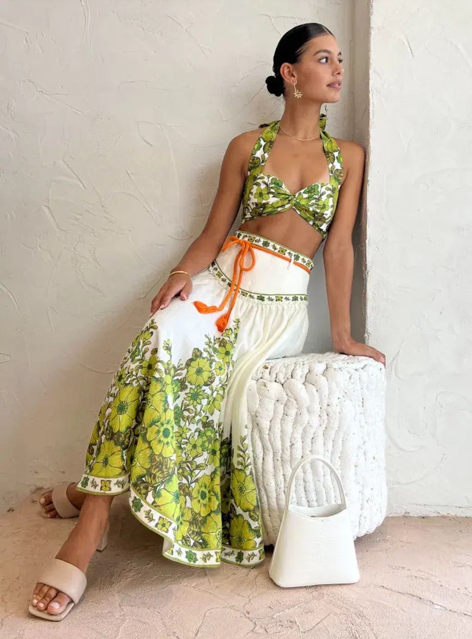 Alemais Wallis Bralette And Skirt Set Myrtle Size 8 - Image 5