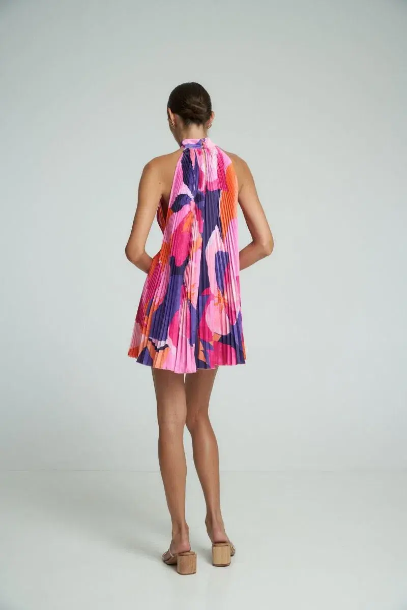 L'Idee Amour Halterneck Mini Dress Capri Size 8  for rent on The Volte - main image
