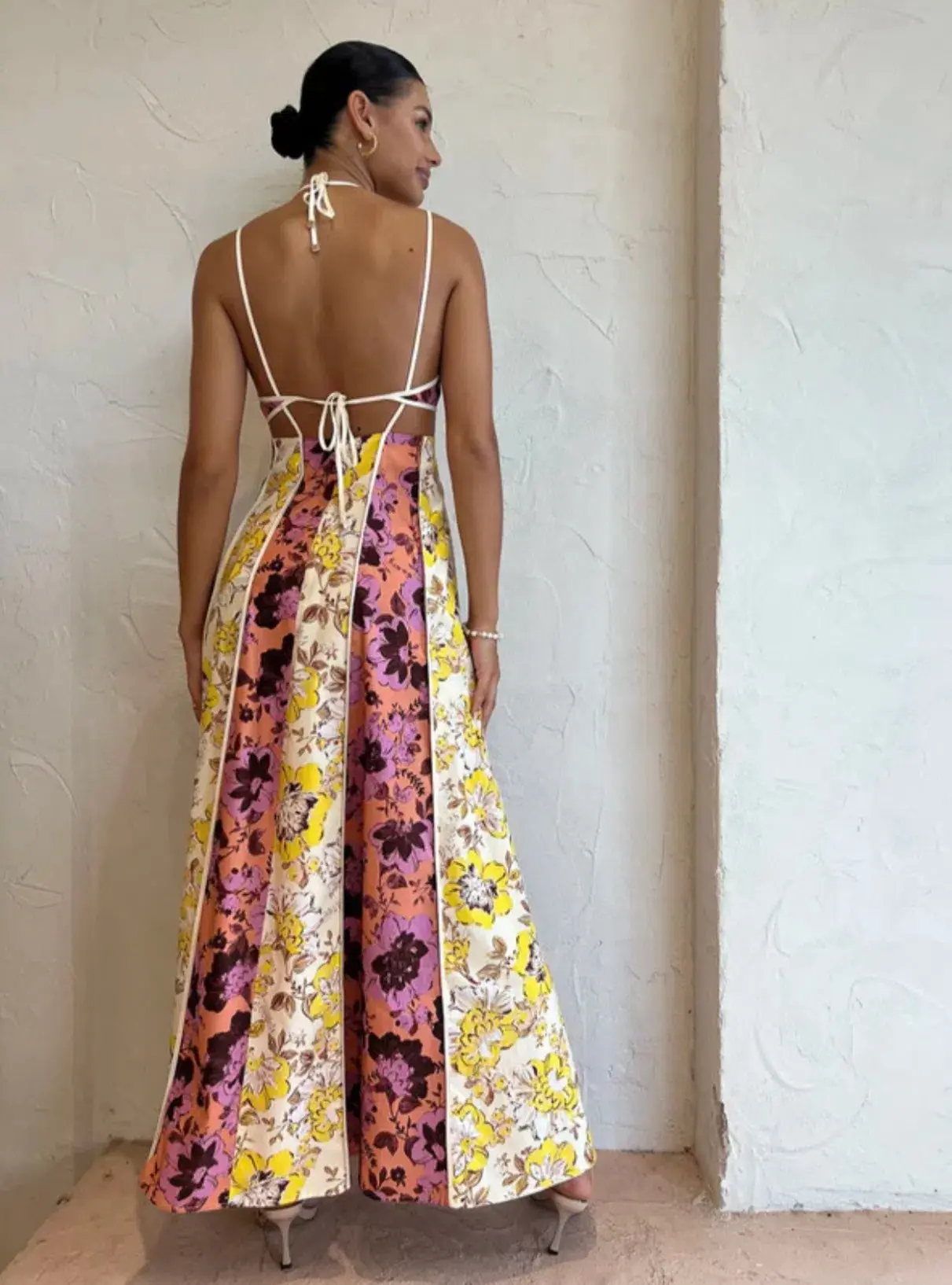 Significant Other Ana Maxi Dress in Floral Mix Multi-colored Size AU 8 - Image 2