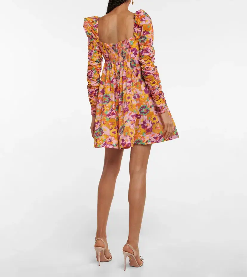 Zimmermann Floral Cotton Mini Dress Size 1 / AU 10  - Image 2