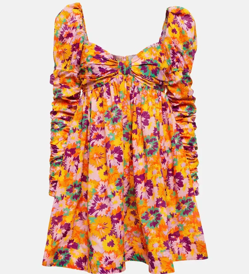 Zimmermann Floral Cotton Mini Dress Size 1 / AU 10  - Image 3