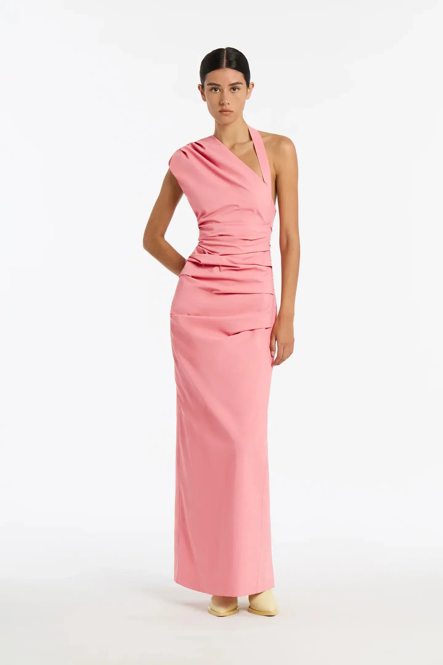 Sir the Label Giacomo Gathered Gown Pink Size 2 / AU 10 - Image 1
