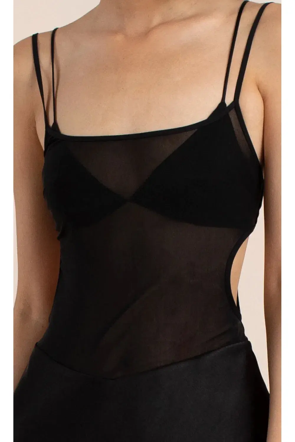 Bec & Bridge Lindsey Cut Out Maxi Dress Black Size AU 6 - Image 4