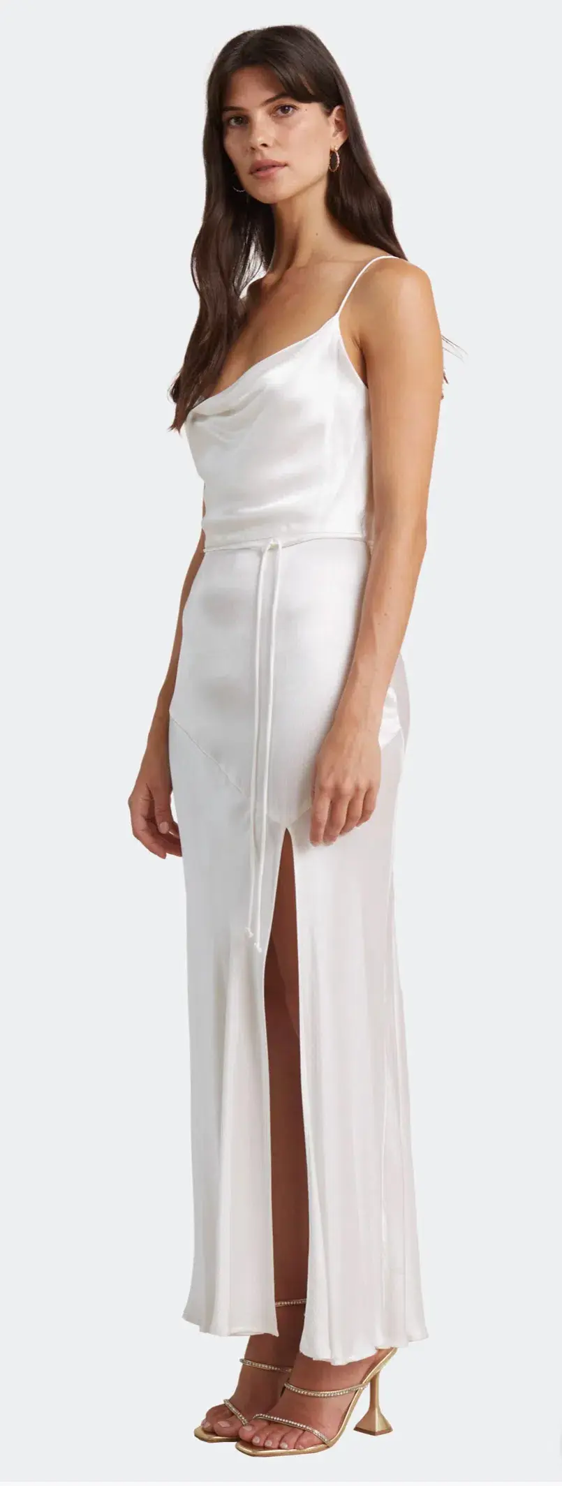 Bec & Bridge Moon dance Midi in Ivory Size AU 10 - Image 2