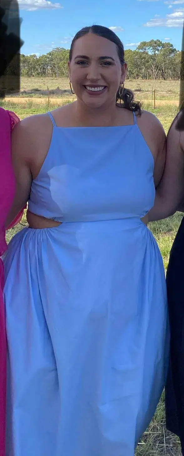 Camilla and Marc Kiri Dress in Powder Blue Size 14 - Image 2