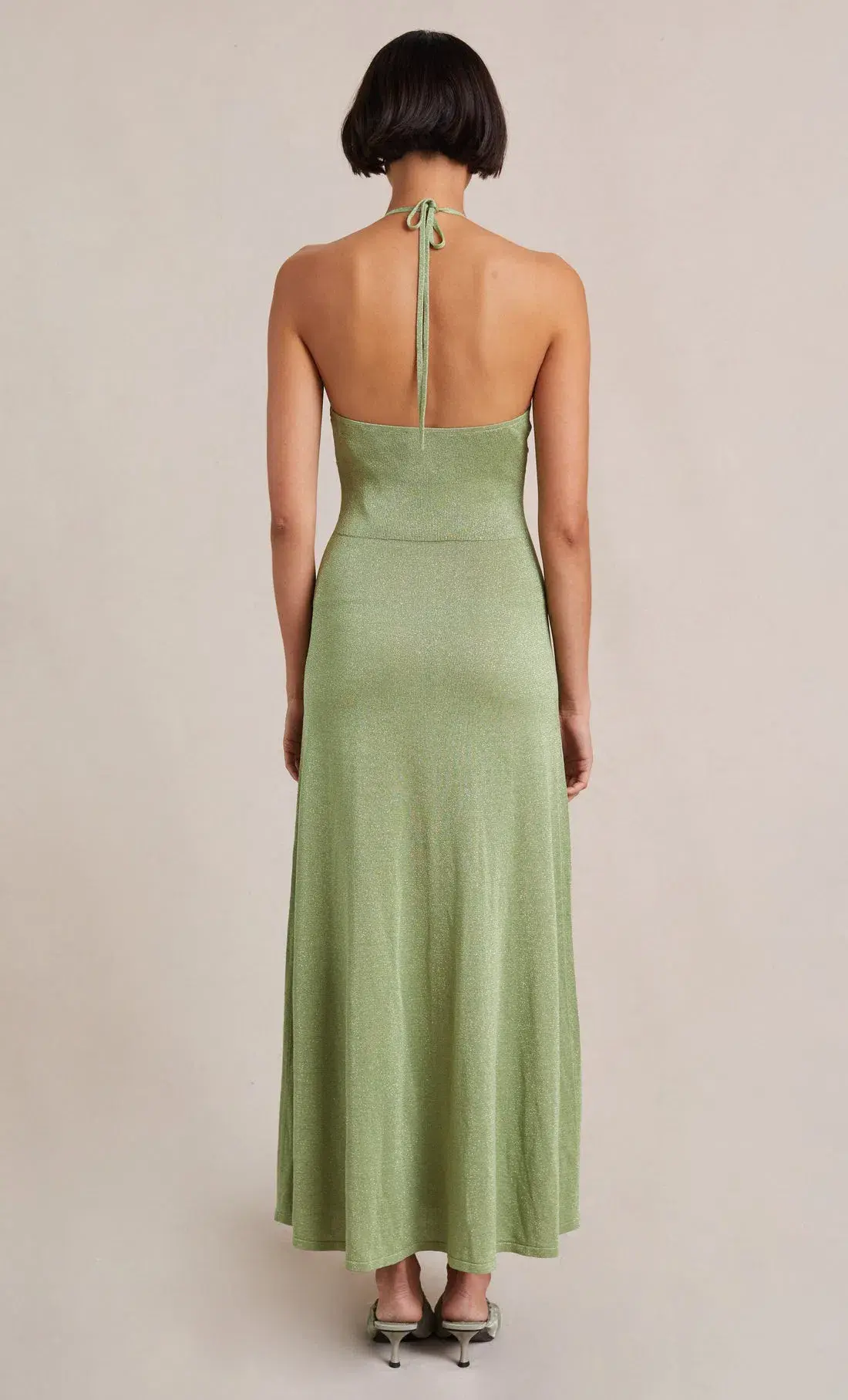 Bec & Bridge Indya Knit Maxi Dress Green Size 6  - Image 3