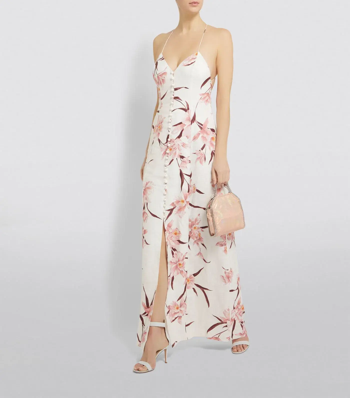 Zimmermann Corsage Linen Dress Floral Size 10 - Image 1