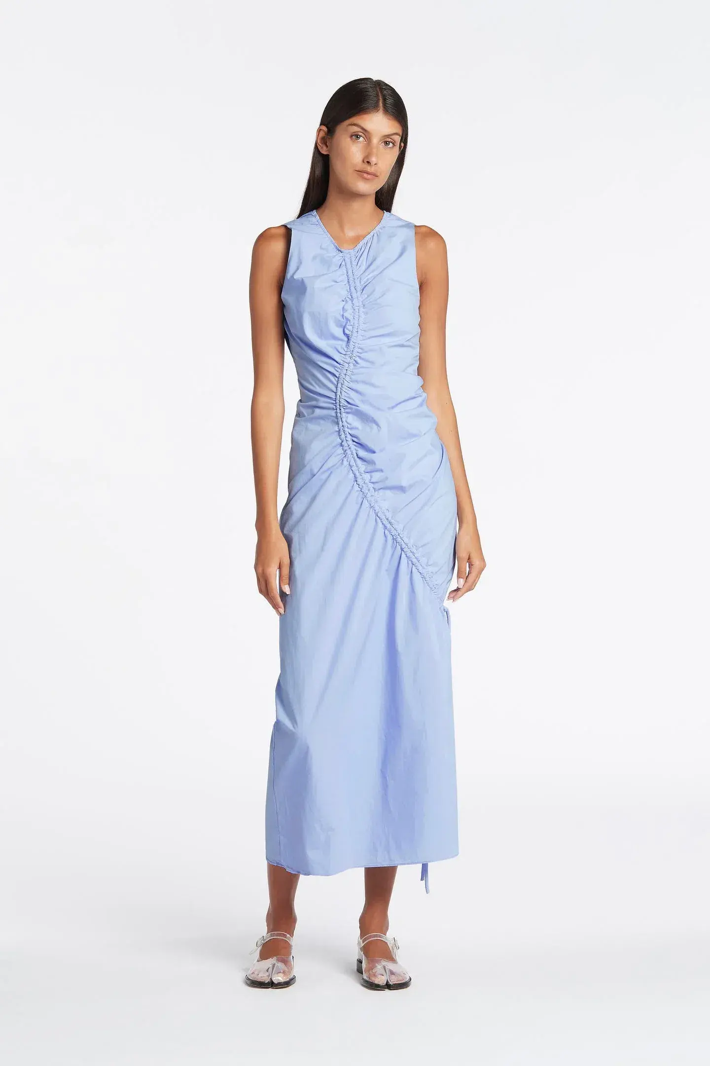 Sir the Label Ilkin Asymmetrical Dress Blue Size 6 - Image 1