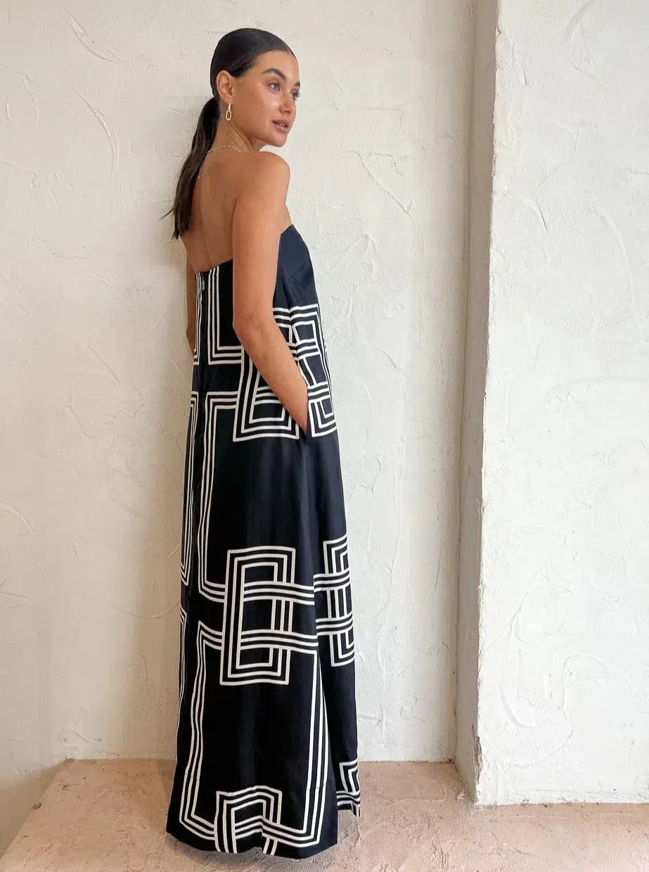 Ginger & Smart Walk the Line Gown in Black Base Size 6 / XS - Image 2