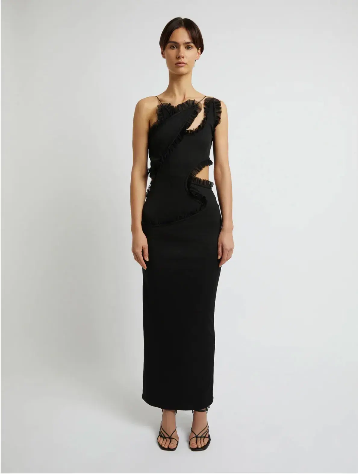 Christopher Esber Carina Interlinked Dress Black Size 8 / S - Image 1
