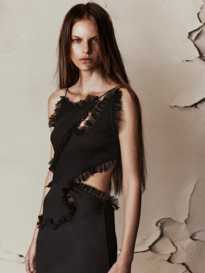Christopher Esber Carina Interlinked Dress Black Size 8 / S - Image 4